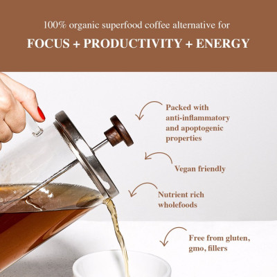Soulel Dirt BIO | Alternativa kávy Chaga Ženšen Vegan | Wereco
