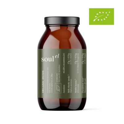Soulel Detox BIO powder | 9 herbs for detox Vegan | Wereco