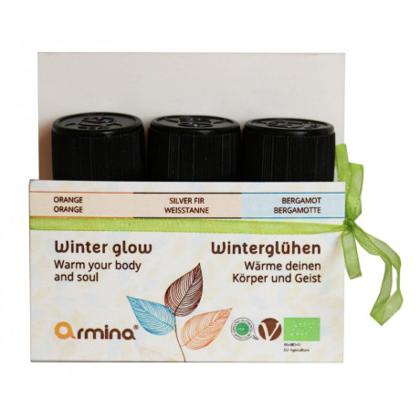 Armina set of 3 organic essential oils for diffuser Winter Glow