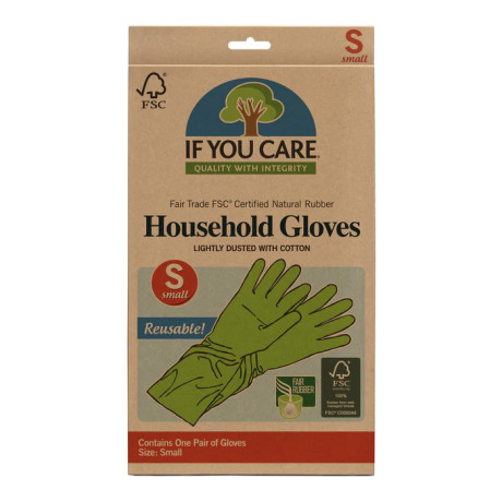 If you care Universal latex gloves for cleaning size S