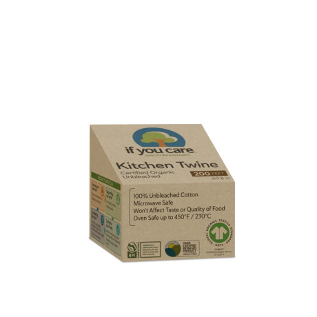 If you care unbleached kitchen twine made from organic cotton 60 m