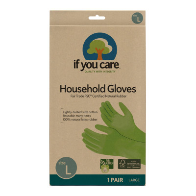 If you care Latex Cleaning Gloves size L | Werezo