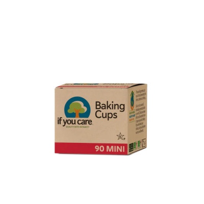 Papírové košíčky mini If you care nebělené - 90 ks TCF | Wereco