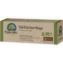 Compostable bags If you care 49.2 l - 12 pcs high | Wereco
