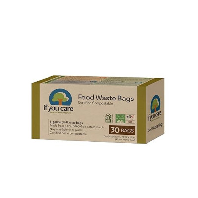Compostable bags If you care 11.4 l - 30 pcs bioplast | Wereco