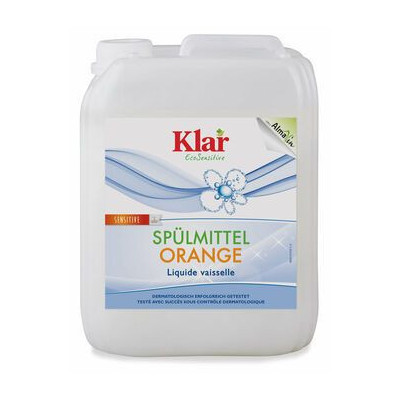 Klar dishwashing liquid orange – bio orange ECOGARANTIE | WERECO