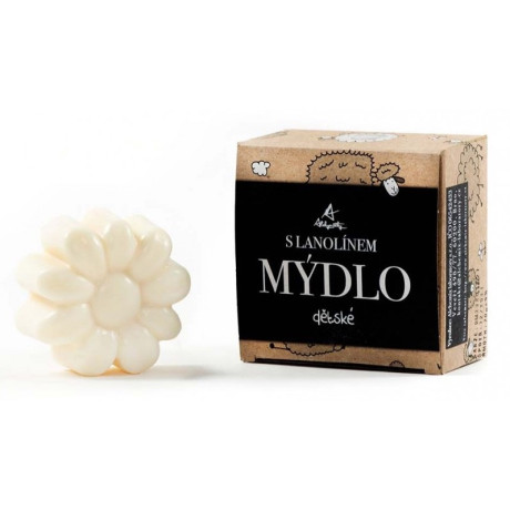 Alchymistky dětské mýdlo s lanolinem tuhé, tvary 65 g