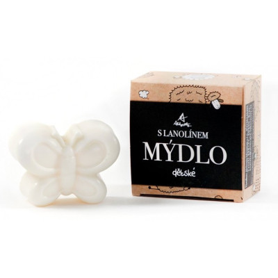 Alchymistky dětské mýdlo lanolin tvary – autíčko motýlek | WERECO
