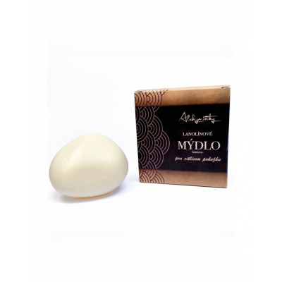 Alchymistky mýdlo lanolin kámen – pro citlivou pokožku 90g | WERECO