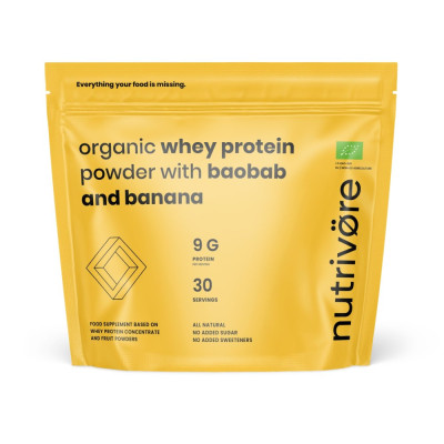 Bio Protein s Prebiotiky pro Děti | Banán + Baobab | Nutrivore